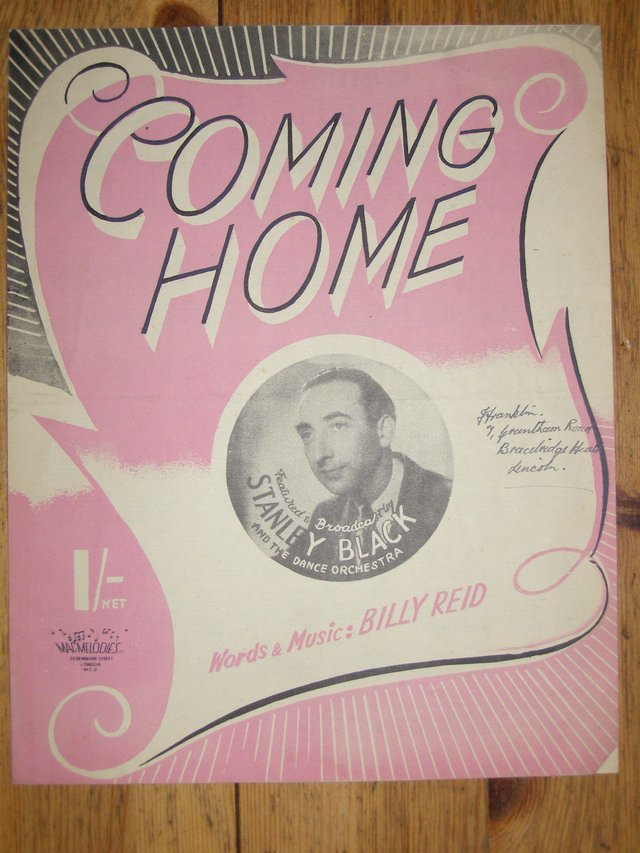 Preview of the first image of Coming Home - Billy Reid (Incl P&P).