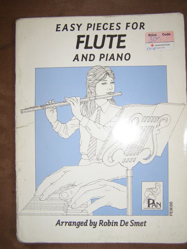 Preview of the first image of Easy pieces for Flute & Piano - Robin De Smet.
