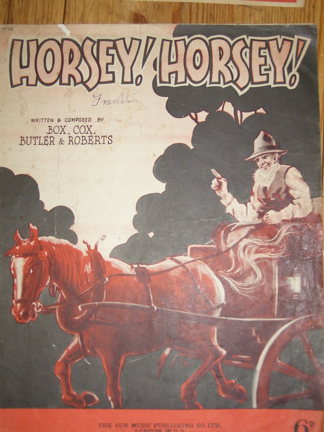Preview of the first image of Horsey, Horsey! - Box,Cox, Butler & Roberts (Incl P&P).