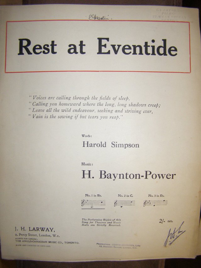 Preview of the first image of Rest at Eventide - Simpson / Baynton-Power (Incl P&P).