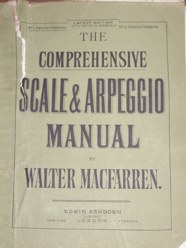 Preview of the first image of The Comprehensive Scale & Arpeggio Manual - MacFarren.