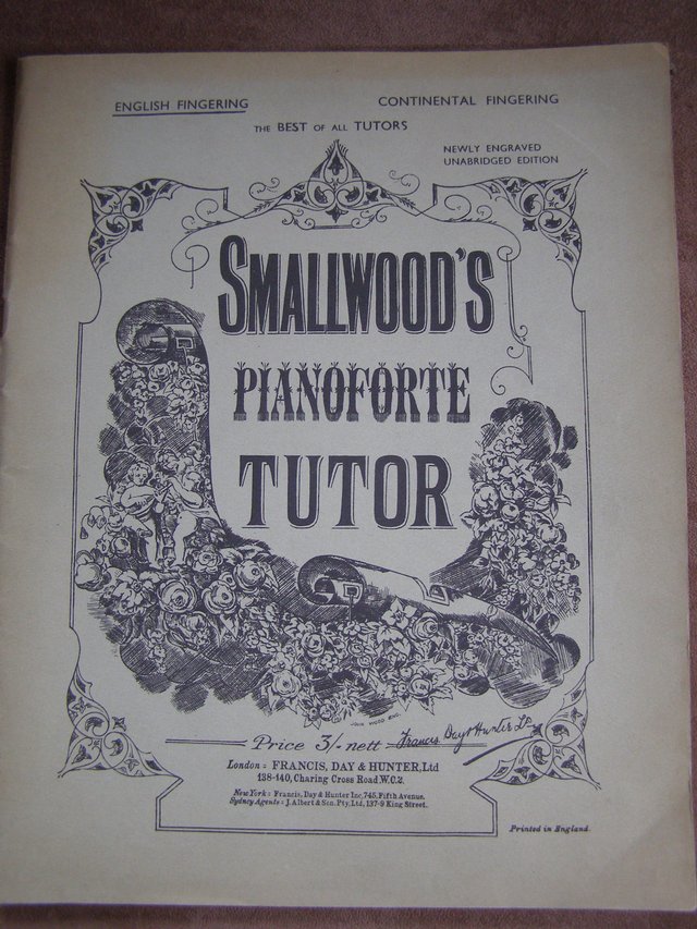 Preview of the first image of Smallwoods Pianoforte Tutor - Francis, Day and Hunter.