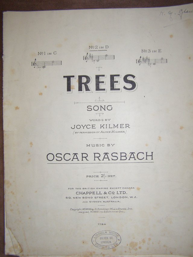 Preview of the first image of Trees - Kilmer / Rasbach (Incl P&P).
