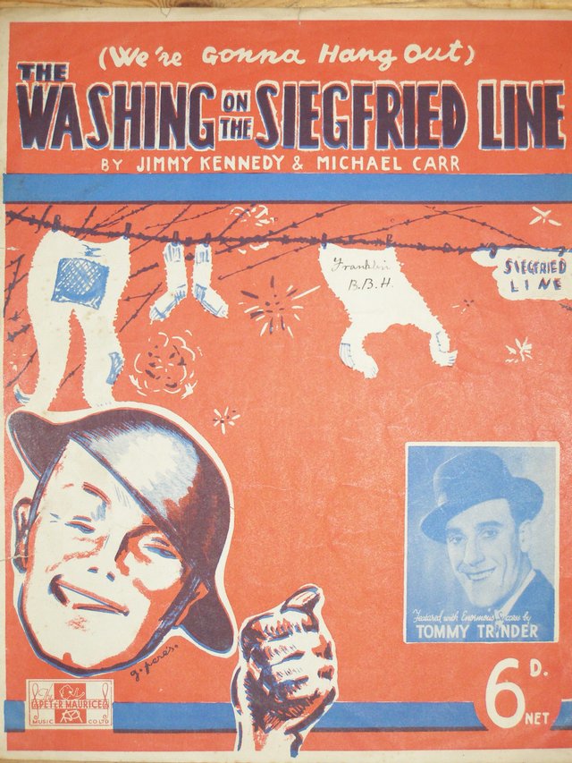 Preview of the first image of The washing on the Siegfried Line - Kennedy / Carr (Incl).