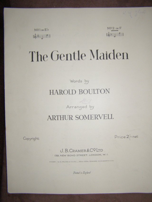 Preview of the first image of The Gentle Maiden - Boulton / Somervell (Incl P&P).