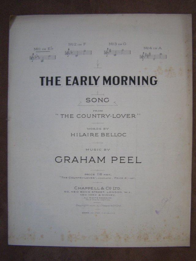 Preview of the first image of The early Morning - Belloc / Peel.