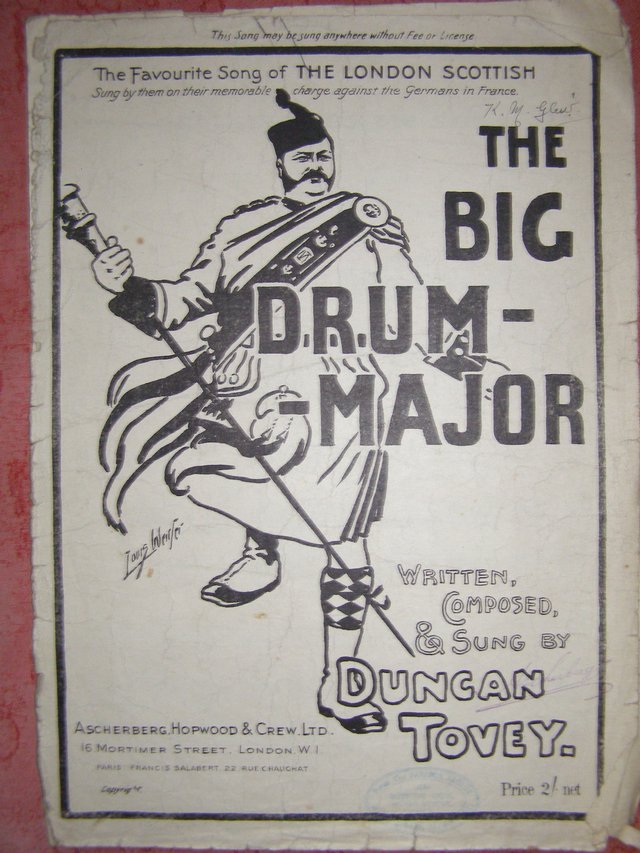 Preview of the first image of The Big Drum-Major - Duncan Tovey (Incl P&P).