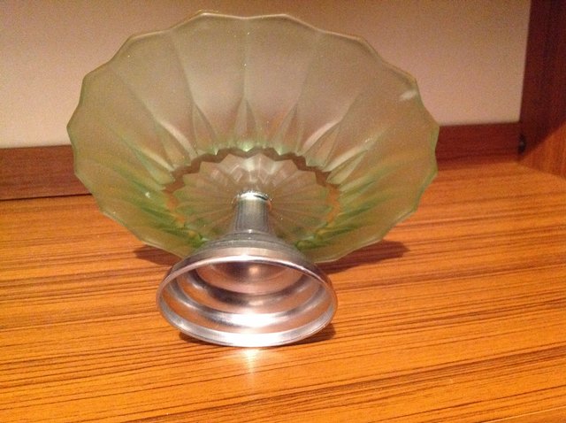 Image 3 of Vintage Cake Stand (Glass and Alloy)