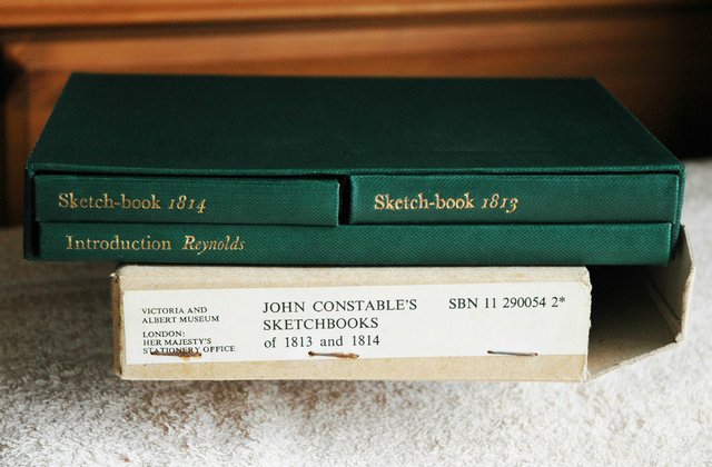 Preview of the first image of 1973 V&A facsimile of John Constable's 1813/14 Sketcbooks.