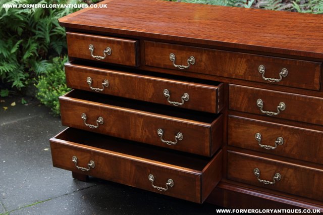 Image 8 of BEVAN FUNNELL MAHOGANY CHEST OF DRAWERS SIDEBOARD HALL TABLE