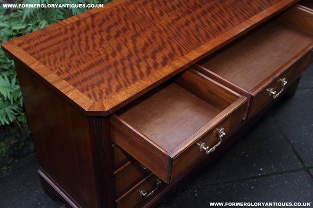 Image 10 of BEVAN FUNNELL MAHOGANY CHEST OF DRAWERS SIDEBOARD HALL TABLE