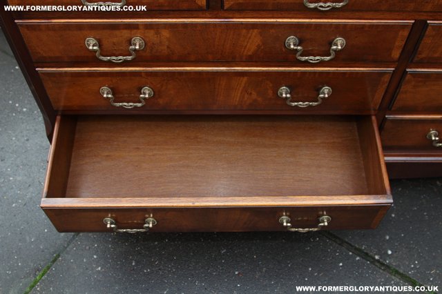 Image 12 of BEVAN FUNNELL MAHOGANY CHEST OF DRAWERS SIDEBOARD HALL TABLE