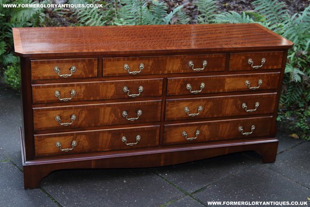 Image 13 of BEVAN FUNNELL MAHOGANY CHEST OF DRAWERS SIDEBOARD HALL TABLE