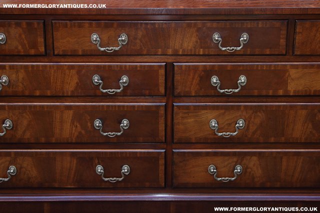 Image 41 of BEVAN FUNNELL MAHOGANY CHEST OF DRAWERS SIDEBOARD HALL TABLE