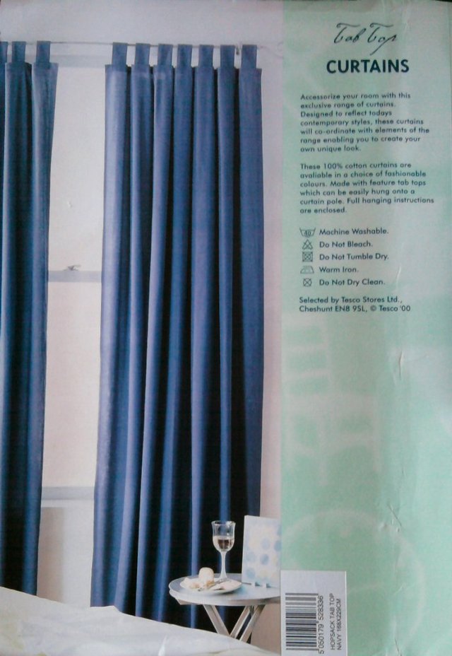 Image 2 of TAB TOP CURTAINS