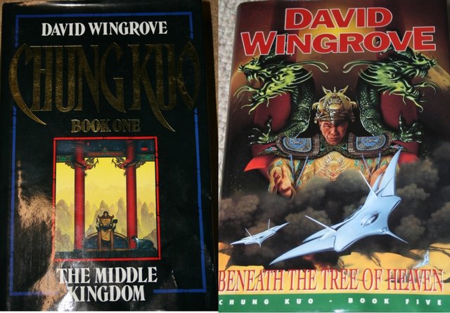 Preview of the first image of David Wingrove hardback books.