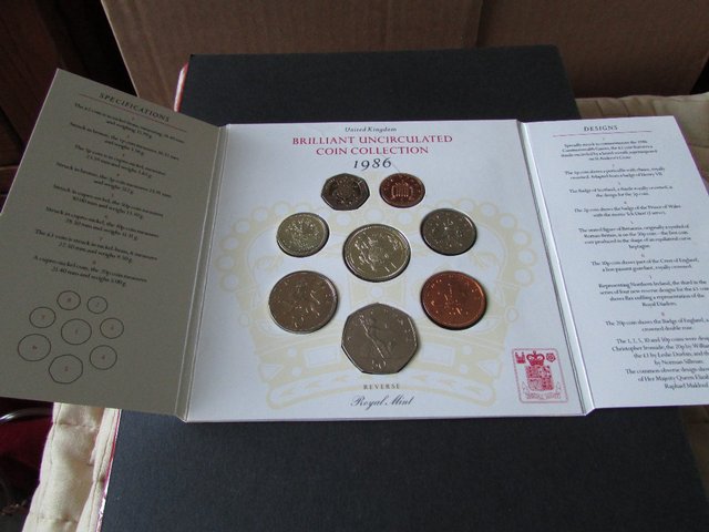 Image 3 of UNITED KINGDOM BRILLIANT UNCIRCULATED COIN COLLECTION 1986