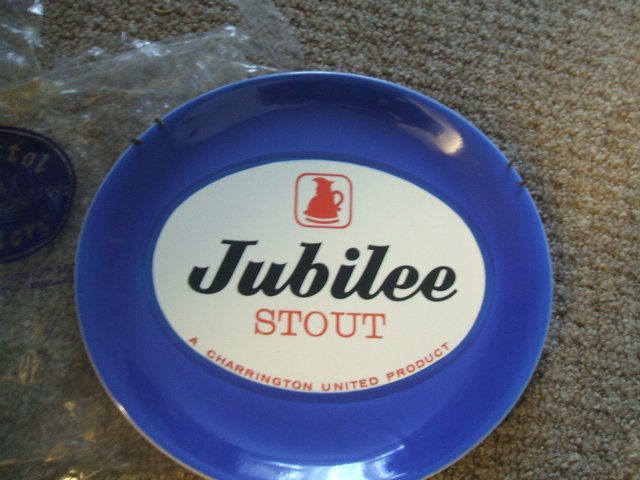 Image 2 of JUBILEE STOUT CHINA PLATE - 1960'S MINT CONDITION