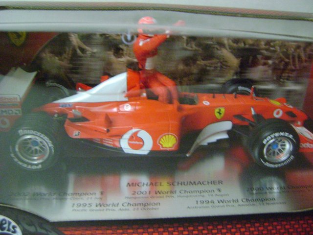 Preview of the first image of HOT WHEEL MODEL RACING CAR - MICHAEL SCHUMACHER.