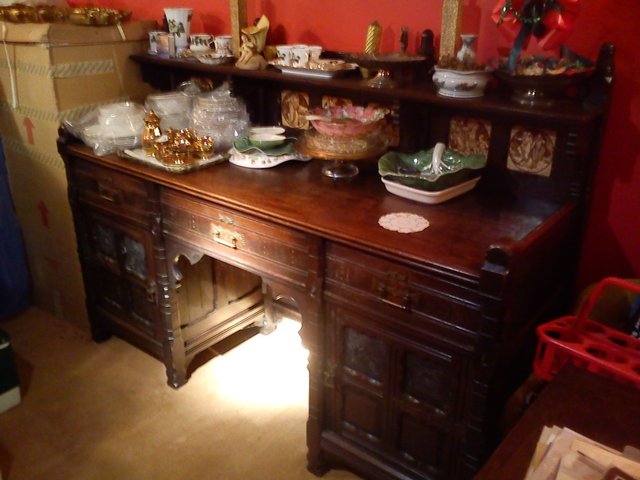 Preview of the first image of Antique Sideboard/ Bureau.