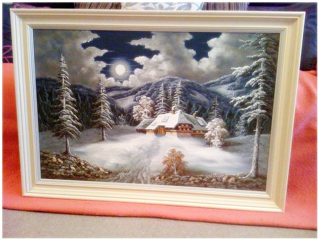 Preview of the first image of ARTUR FRANKE OIL ON CANVAS PAINTING IN GOOD CONDITION.
