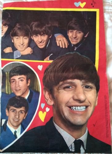 Image 3 of Beatles Orig Large Poster 52'' x 18'' Rare