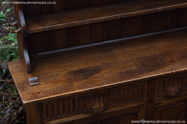 Image 13 of NIGEL GRIFFITHS WELSH SOLID OAK DRESSER BASE SIDEBOARD TABLE