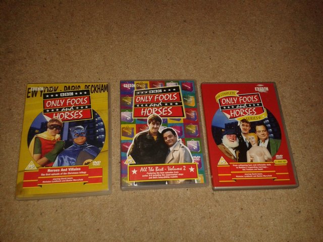 Preview of the first image of Only Fools and Horses DVDs.