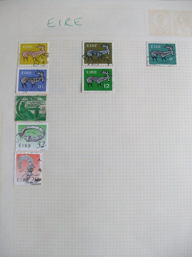 Preview of the first image of EIRE Set 5 Definitives Set of 2 Definitives +1 Other MOUNTED.