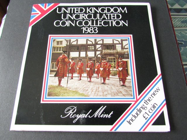 Preview of the first image of 1983 UNITED KINGDOM UNCIRCULATED COIN COLLECTION..