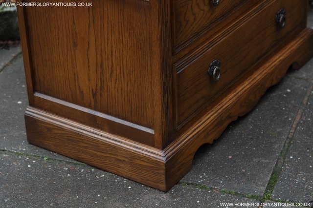 Image 14 of OLD CHARM JAYCEE LIGHT OAK CHEST OF DRAWERS SIDEBOARD