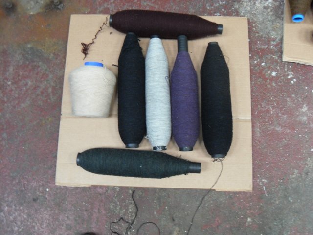 Preview of the first image of Knitting yarn on bobbins for knitting.