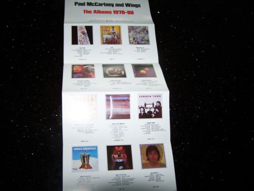 Image 2 of Paul McCartney Prom Sheet of Albums  MPL