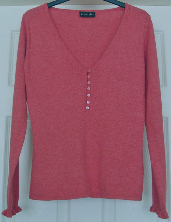 Preview of the first image of LADIES SOFT LONG SLEEVE JUMPER BY PRINCIPLES - SZ 12 B13.