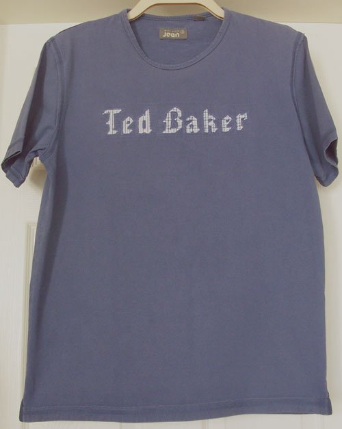 Preview of the first image of MEN'S CASUAL T SHIRT BY TED BAKER - SZ 3 B4.