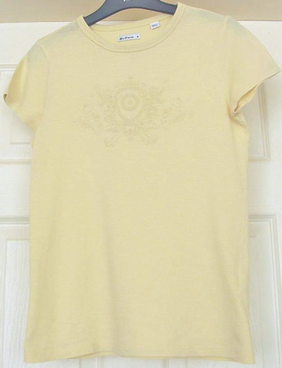 Preview of the first image of MENS LEMON T SHIRT BY BEN SHERMAN - SZ M B1.