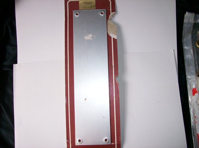 Preview of the first image of Aluminium Finger Plate or Blanking - New.