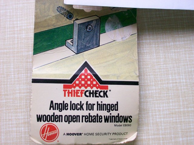 Preview of the first image of New Window Lock - Angle lock for wooden open rebate windows.