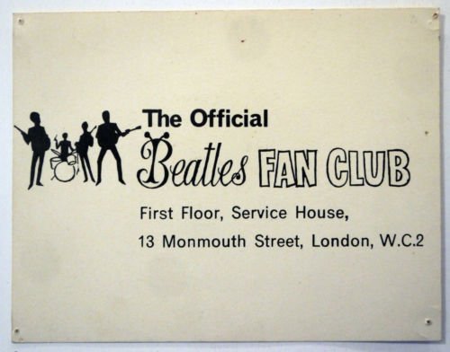 Image 2 of Beatles Original Fan Club Card