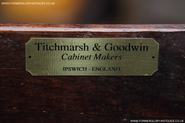 Image 5 of TITCHMARSH GOODWIN OAK DRESSER BASE SIDEBOARD HALL TABLE