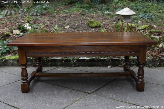 Image 3 of OLD CHARM JAYCEE SOLID OAK SIDE END OCCASIONAL COFFEE TABLE