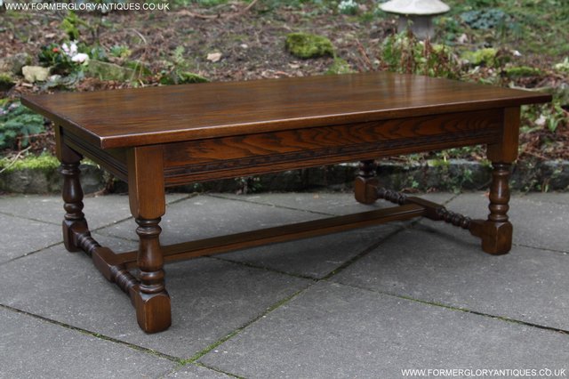 Image 6 of OLD CHARM JAYCEE SOLID OAK SIDE END OCCASIONAL COFFEE TABLE