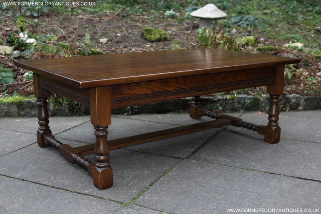 Image 14 of OLD CHARM JAYCEE SOLID OAK SIDE END OCCASIONAL COFFEE TABLE
