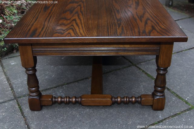 Image 15 of OLD CHARM JAYCEE SOLID OAK SIDE END OCCASIONAL COFFEE TABLE