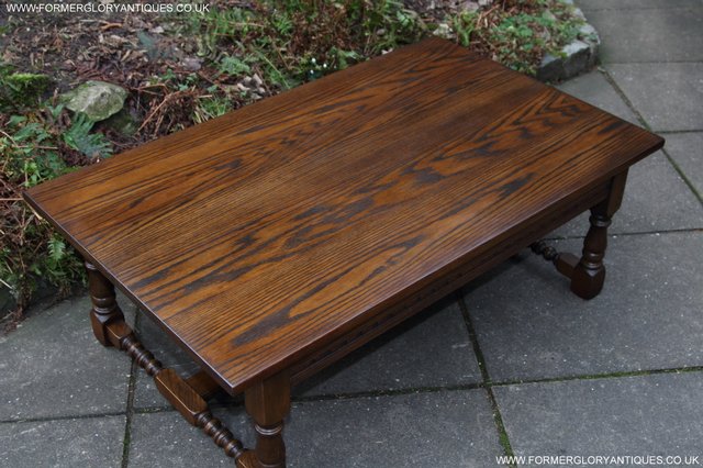 Image 17 of OLD CHARM JAYCEE SOLID OAK SIDE END OCCASIONAL COFFEE TABLE