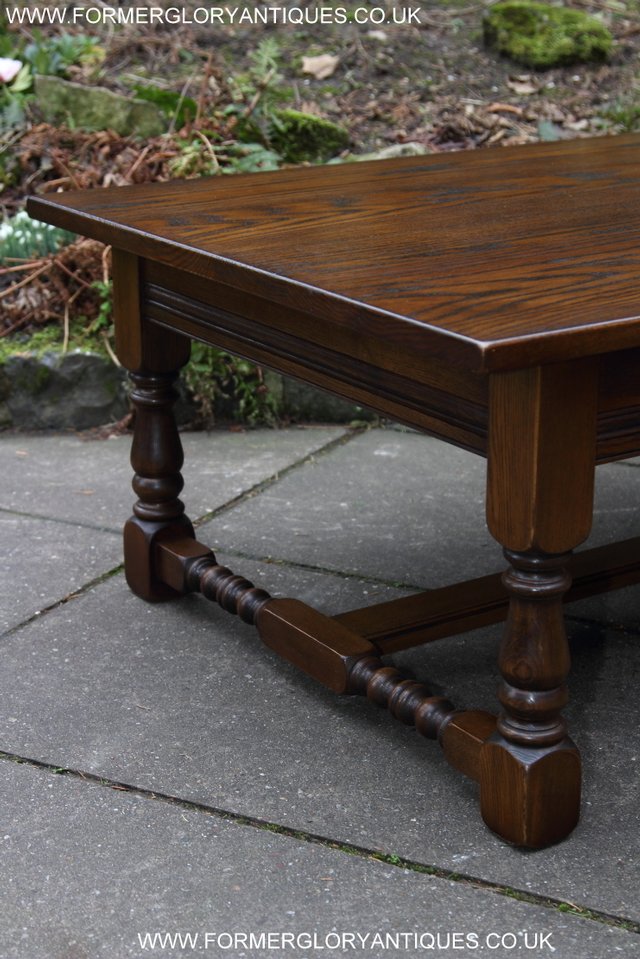 Image 18 of OLD CHARM JAYCEE SOLID OAK SIDE END OCCASIONAL COFFEE TABLE