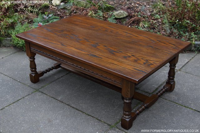 Image 24 of OLD CHARM JAYCEE SOLID OAK SIDE END OCCASIONAL COFFEE TABLE
