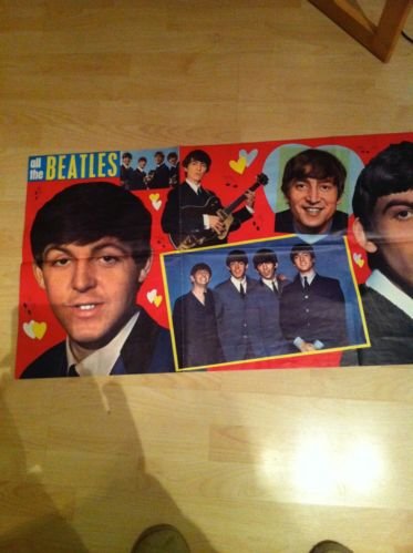 Preview of the first image of Beatles Original Poster Large 52'' x 18''.