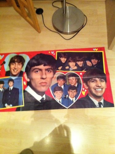 Image 2 of Beatles Original Poster Large 52'' x 18''