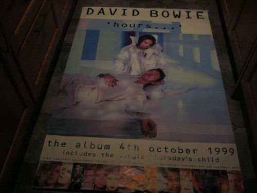 Preview of the first image of David Bowie Original Prom Poster for The Hours Album 1999.